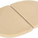 Primo 325 Ceramic Heat Reflector Plates for Primo Oval Junior Grill, 2 per Box