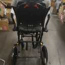 Ultra Lightweight Wheelchair Portable Folding Wheelchair for Adults Self Propel Wheel Chair with Ergonomics Comfortable Seat Cushion Travel Handpushed Wheel-Chair 20in Seat for The Elderly