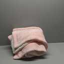 Tache Dusty Rose Blush Pink Throw Super Soft Warm Faux Fur with Ivory Sherpa Back Blanket - 90x90