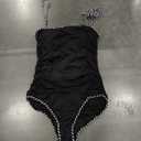 Tempt Me Women One Piece Swimsuits Ruched Slimming Bathing Suits Vintage Swimwear, L