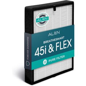 Alen Air Filter B4-Pure Replacement H13 True HEPA Filter for BreatheSmart 45i & Flex Air Purifier - Captures Allergens, Dust, & Mold (1 Filter) (11" x 15" x 2")