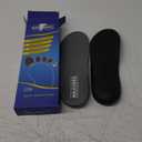 Plantar Fasciitis Feet Insoles Arch Supports Orthotics Inserts Relieve Flat Feet, High Arch (Mens 9-9 1/2 | Womens 11-11 1/2) (Gray)