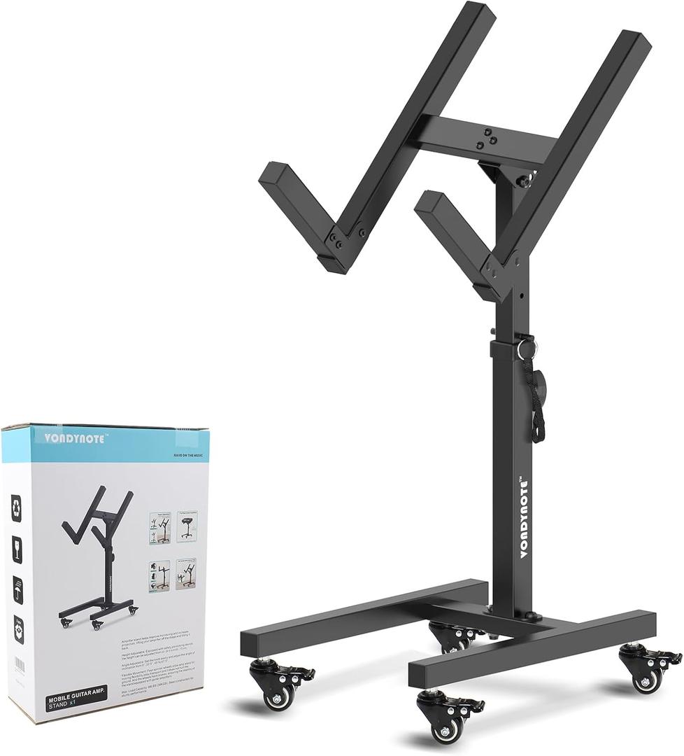 Guitar Amplifier Stands Adjustable Mobile Amp Tilt Back Stand or Amps Speaker Cabinet Stands Combo Stands