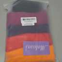 Molasus Women's Cotton Underwear High Waisted Full Coverage Ladies Panties 4X-Large, Multicolor-5pack-a3