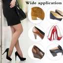 Sibba Square Shoe Heel Pad High Heels Patch Repair Rubber Boot Heel Replacement Caps Shoes Heels Pad 8PCS Sole Repair Tips Stickers Anti-Slip Shoe Caps Savers Square Sole Protectors Pads for Womens