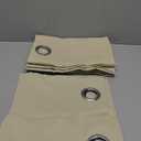 BGment Beige Short Curtains for Kitchen Window, Room Darkening Curtains 45 Inch Length Thermal Insulated Drapes for Small Bedroom, Set of 2 Panels, 38 x 45 Inch