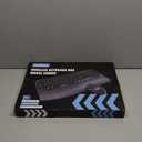 Wireless Keyboard and Mouse Combo, Wave Keys Computer Ergonomic Keyboard with Cushioned Plam Rest, Phone Holder, 2.4GHz Silent 6 Button Wireless Mouse Set for Laptop, PC, Windows, Mac (Black)