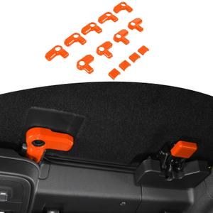 JOSHELA for Bronco Hardtop Roof Removal Switch Handle Trim Cover Fit for Ford Bronco 2021-Present 4DR Orange Interior Accessories