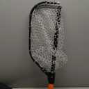 KastKing Brutus Fishing Net, Foldable Extendable Fish Landing Net, Lightweight & Portable Fishing Net with Soft EVA Foam Handle, Holds up to 44lbs/20KG, Fish-Friendly Mesh for a Safe Release (E: Silicone net - Hoop Size: 20''- 16''- 10'' (not extendable))