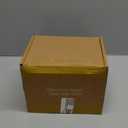 Molimoli Glass Olive Oil Cruet Set - 350ml Bottles With Weighted Pourers, Set of 4 (Gold)