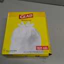 Glad Tall Kitchen Trash Bags 13 Gallon, Unscented Garbage Bags, Quick-Tie, 68 Count