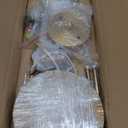 ZGLAOJT 3 Light Vintage Vanity Light Gold Bathroom Light Fixtures Over Mirror.