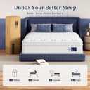BedStory 14 Inch Firm Queen Hybrid Mattress in a Box, 365-Night Trial
Supportive Pressure Relief, Premium Pocket Spring Mattress, Fiberglass-Free & Odor-Free, Restful Deep Sleep
