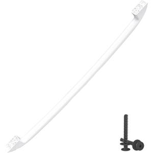 Upgraded WB15X10048 Oven Handle Compatible with GE Hotpoint Oven Handle Replacement White General Electric Range Stove Parts AP2021197 JGBP30WEA1WW JBP24WB4WW Parts with Screws