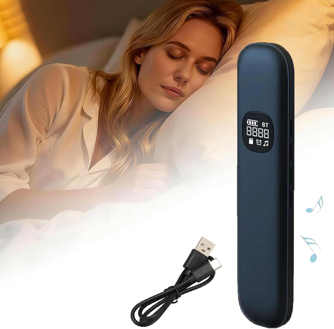 ZRW Bone Conduction Pillow Speaker,Under Pillow Bluetooth Speaker,for Deep Sleeping with White Noise,Ideal for Late-Night Scrolling Without Disturbing Partner-Supports TF Function(Black)