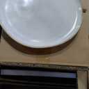 AmorArc Ceramic Dinnerware Sets,Handmade Reactive Glaze Stoneware Plates and Bowls Sets,Highly Scratch Resistant | Dishwasher & Microwave Safe Dishes Set,Service for 12 (36pc) (Cappuccino)