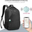 Swissdigital Design Business Laptop Backpack, College Laptops Backpack with USB Charging Port for Men and Women Fits 16 Inch Notebook, Black-Finder Color Random | SD1670BT013-01