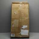 Buruis Large Record Player Stand with Vinyl Storage, 3-Tier Record Storage for 300 Albums, Wood & Metal Turntable Stand with Custom Dividers for Vinyl Records, CDs, Albums, Black