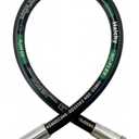 Haichy 15611-12-12-12 Hydraulic Hose 3/4" Hydraulic Hose with Male NPT X Male NPT, 12" Long, 3118 PSI