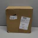 64oz Rectangle Airtight Glass Storage Containers with Bamboo Lids (Set of 3), Square Food Storage Jar, Pantry Organizers for Cereal, Flour, Pasta and Coffee beans (with Black Lable)