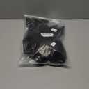 BEAGIMEG Women's Bodycon Elegant Mock Neck Flar Long Sleeves Side Slit Basic Party Club Mini Dress, Small (Black)