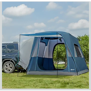 Portal 5-Person SUV Tent with Porch, 2-in-1 Car Camping Tent, Water-Resistant & Windproof, Trunk Tent for Travel & Outdoor Adventures