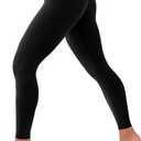 CHARMKING High Waisted Leggings for Women Soft Tummy Control Pants Non See Through Workout Yoga Pants for Running Plus Size (Small-Medium, 01 Black)