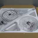 Ohniyou Ceiling Fans with Lights, 52'' Low Profile Ceiling Fan with Light and Remote/APP Control, Modern Flush Mount Ceiling Fan for Indoor Bedroom Living Room, Dimmable, Qiuet DC Motor, White