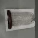 4 x 7 Inch Pocket Watch Glass Display Dome Cloche with 3 Hooks Clear Pocket Watch Display Case Stand Glass Cloche Showcase with Wood Base for Ornaments Medals Collectibles(Walnut and Gold)