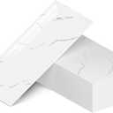 WADILE 23.6"x11.8" Waterproof Marble Peel and Stick Wall Panels Marble Tile PVC Backsplash Tiles for Kitchen, Bathroom, Living Room, Bedroom 20 Pack White