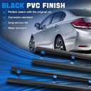 Door Window Trim Seal Weather Stripping Moulding Belt Sweep Felt Fit Honda Civic 2012 2013 2014 2015 4 Door Sedan Replaces 72450-TR0-A01 72410-TR0-A01 72950-TR0-A01 72910-TR0-A01