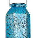 pearlstar Solar Lanterns Outdoor Waterproof Hanging Solar Lights Metal Peacock Gifts for Women Mom Grandma Decor for Garden Yard Patio Balcony Path