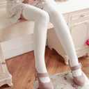 Loritta 4 Pairs Thigh High Socks for Women Knit Long Over the Knee Socks Knee High Socks Gifts (Large, A-black/Brown/Grey/Cream White)