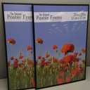 MCS Original Poster Frame 20x28 Black Lightweight Vertical & Horizontal Wall Hanging Large Picture Frame for Posters, Art Prints & Gallery Wall (2-Pack)