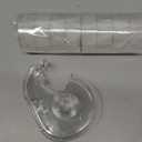 100 Pack Transparent Tape with Dispenser Bulk 0.7 x 708 Inches Tapes and Refillable Desktop Tape Dispensers for DIY, Gift Wrapping, Repairing, Home and Office Applications