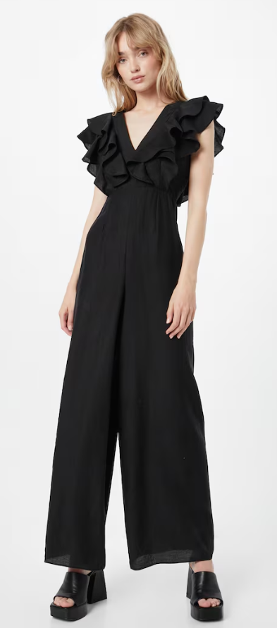 Formal Jumpsuit for Women Dressy Elegant Long Straight Pants Jumpsuits for Party Club with Zipper, XL