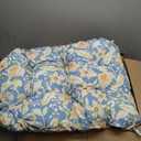 Adirondack Chair Cushions Set of 2, High Back Patio Chair Cushions 48 x 19.7 x 4.7 Inch, Indoor/Outdoor Thickened Rocking Chair Cushion, Fade-Resistant & Waterproof (Flower Blue)