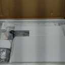 Laptop Desk Bedside Table with Wheels Laptop Stand for Couch Adjustable Tv Tray C End Table, Mobile Sofa Snack Table with Tiltable Top, White