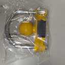 MaxxHaul Universal Trailer Coupler Lock Adjustable Heavy Duty Anti Theft Hitch Lock for 1-7/8", 2", and 2-5/16" Couplers Yellow (50640)