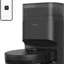 dreame D20 Plus Robot Vacuum and Mop, 13,000Pa Suction, Self-Emptying with 5L Dust Bag, DuoBrush for Pet Hair, LDS Mapping, App & Voice Control, Ideal for Hard Floors & Carpets (Black)