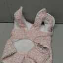 Dog Princess Dresses for Small Dogs Lolita Clothes Tweed Costume White Pet Girl Cute Coat Outfits Fall Costumes (M,Pink)