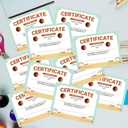 3 x 94 Pcs Student of Award Certificates End of School Year Superlatives Certificates Recognition Certificates of Achievement Graduation Birthday Certificates for Teacher Supplies (Basketball)