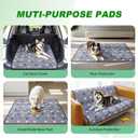 WanpeeGoo Washable Pee Pads for Dogs, 4 Pack Absorbent Reusable Training Dog Pads Pet Puppy Pads, Non-Slip Potty Pads for Whelping, Playpen, Crate, Bed, Grey 18"x24"