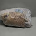 Duvet Cover Oversized King Size, 100% Washed Cotton Duvet Cover Set, Ultra Soft Comforter Cover Linen Like, 3 Pieces Gauze Duvet Cover with 2 Pillowcases, D-light Brown, 100x240"