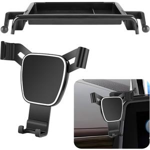 Car Phone Holder Center Console Organizer For Chevy Suburban 2021-2024, Tahoe 2021-2024, GMC Yukon 2021-2024 SLE, SLT, AT4 Not fit Denali & Denali Ultimate. Auto Accessories Interior Screen Mount case