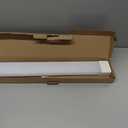 KUKUMAO LED Tube Light Fixture with Plug, 1.4FT 1800LM 5000K Closet Lights, Linkable Cabinet Light for Garage, Kitchen, Bathroom, Closet, Office (White)