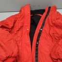 Winter Jackets for Women Long Sleeve High Neck Zipper Up Fleece Lined Overcoat Field Tripper Jacket with Pockets (Large, Red)