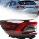 Dasbecan Left Driver Side LED Outer Tail Light Assembly Compatible with Ford Escape 2023 2024 2025 Taillight Rear Lamp Replace PJ6Z-13405-A PJ6Z13405A