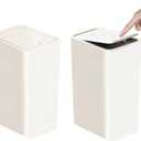 TIPGO Bathroom Trash Can with Lid