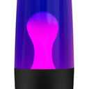 Purple Liquid Motion Lamp for Adults and Kids Magma Motion Lamps with White Wax Flows for Home Christmas Thanksgiving Day Decoration Cool Nightlight Lamp with Black Base